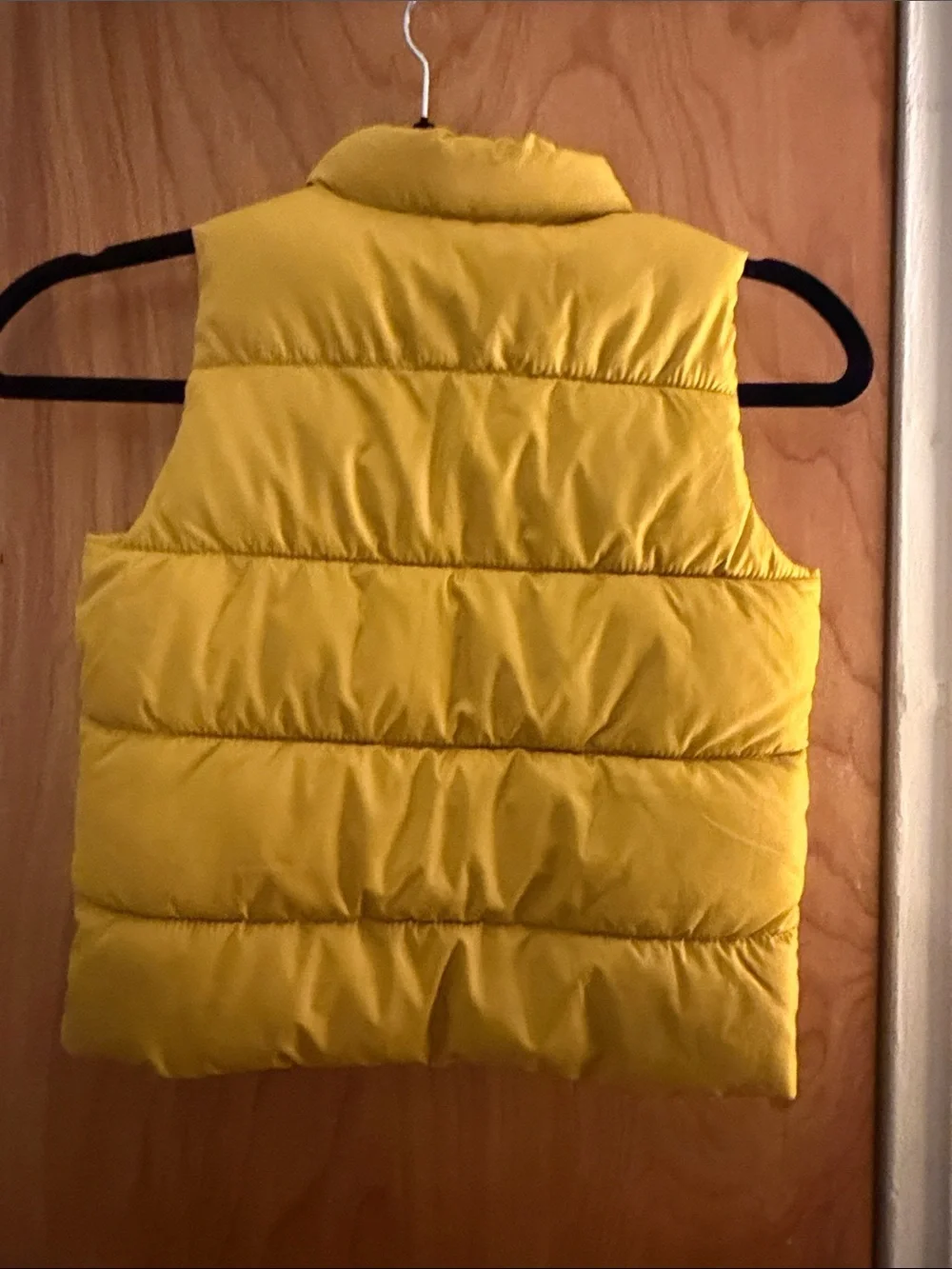 Old Navy Mustard Yellow Kids Puffer Vest